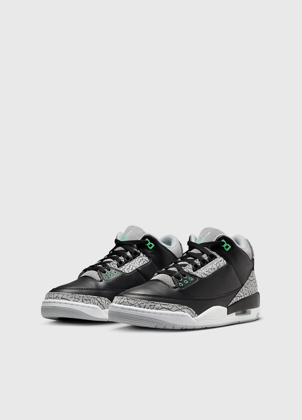 Green retro 3s best sale