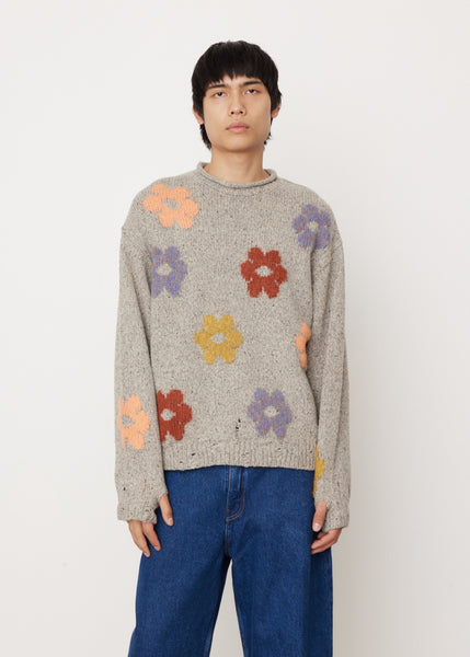 Kilcarra Naive Flower Knit - Acne Studios