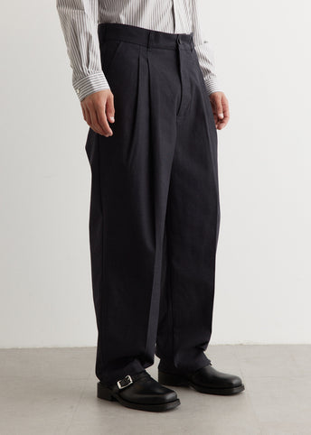 Deep Tuck Pressed Pants