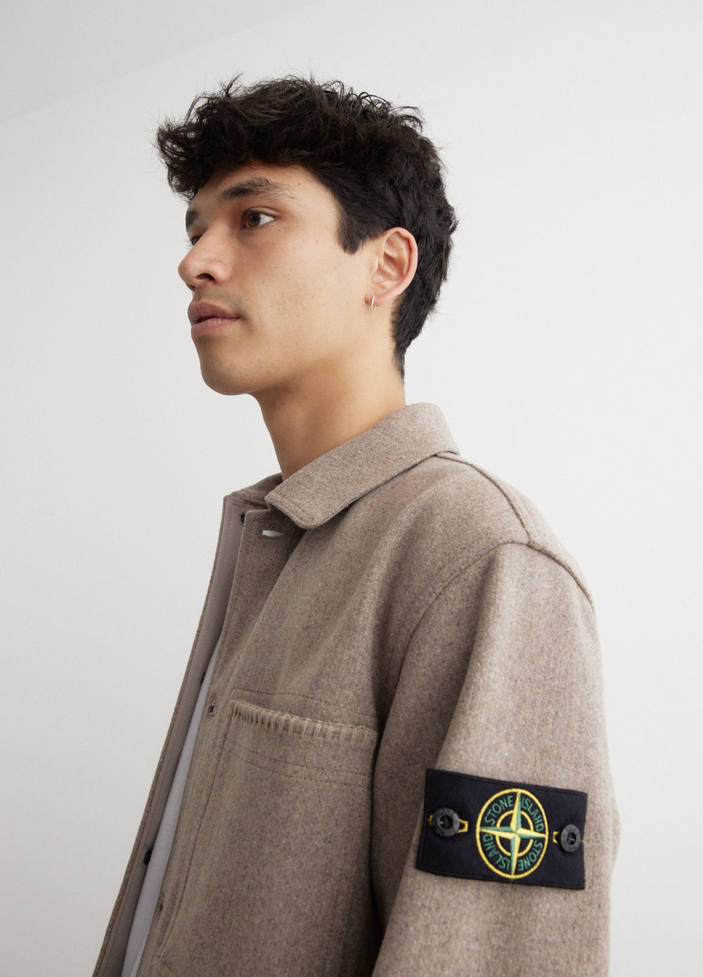 Stone island 2024 wool jacket