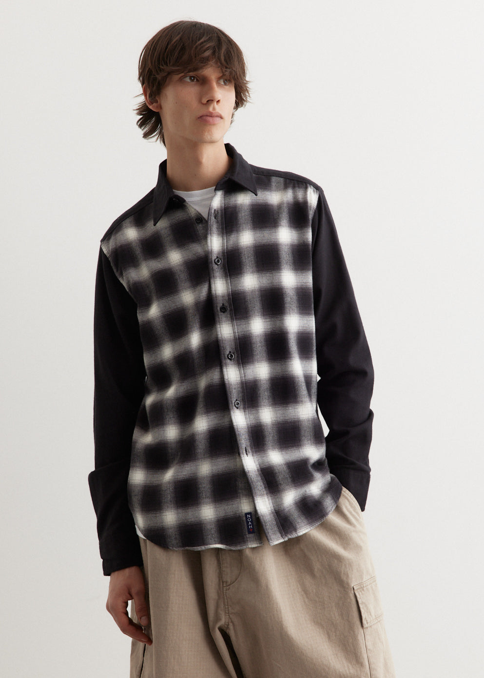 Plaid Panel Shirt