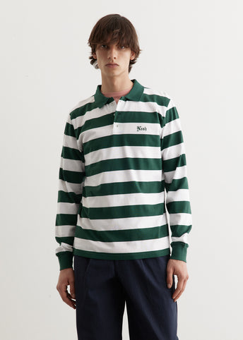 Jersey Long Sleeve Polo Shirt