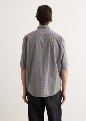 Sandrok SS Microcheck Cotton Shirt