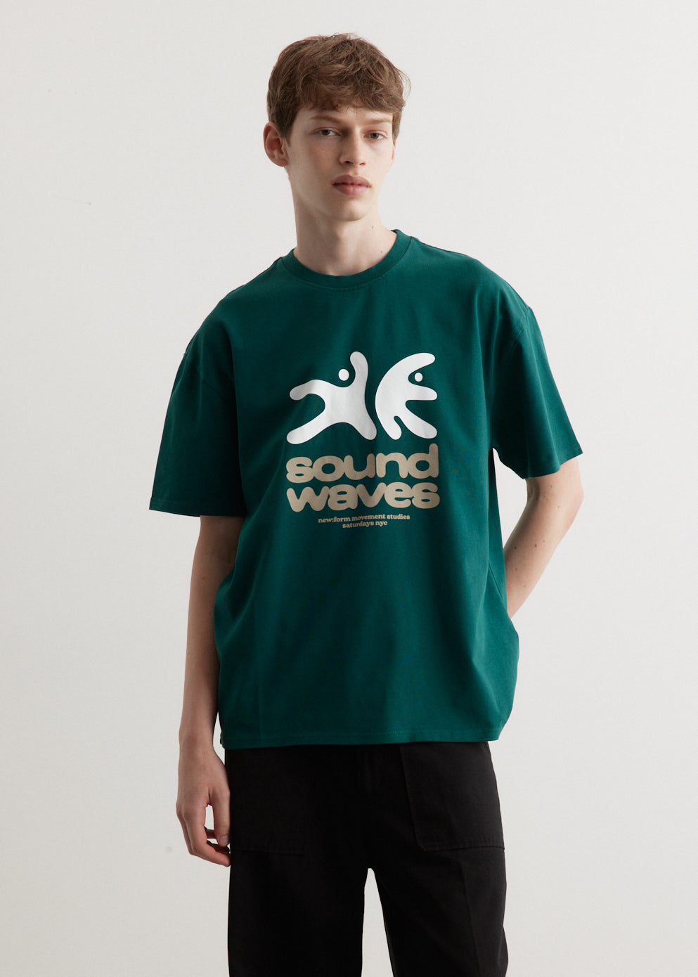 Sound Waves Relaxed Short Sleeve T-Shirt