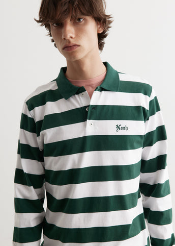 Jersey Long Sleeve Polo Shirt