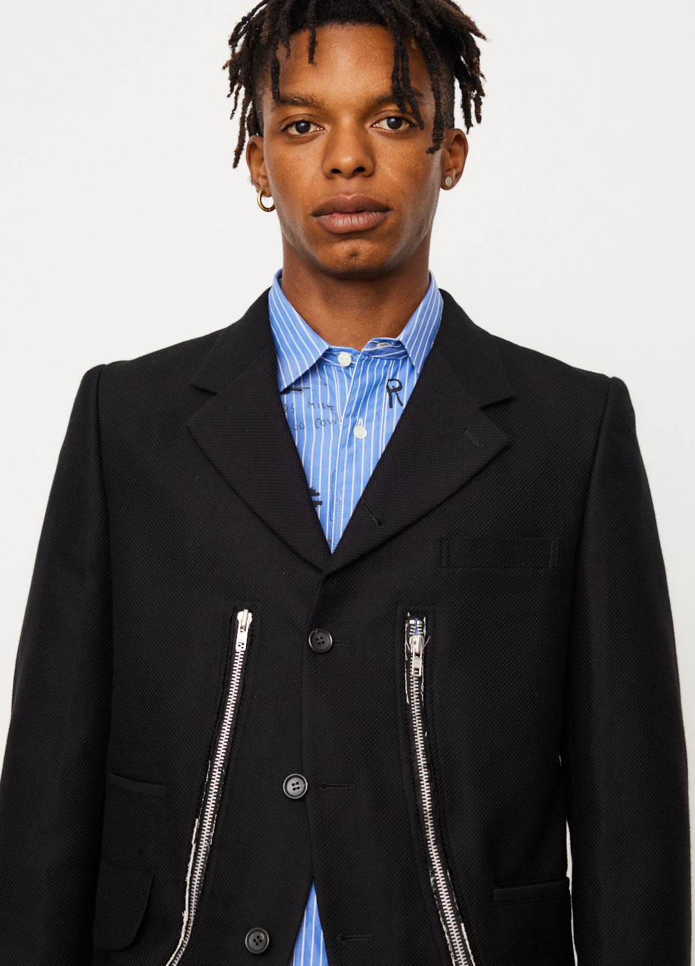 Birds-Eye Pique 3 Button Jacket