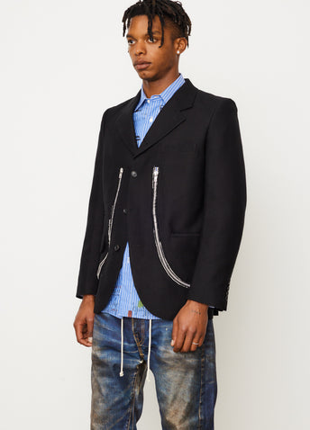 Birds-Eye Pique 3 Button Jacket