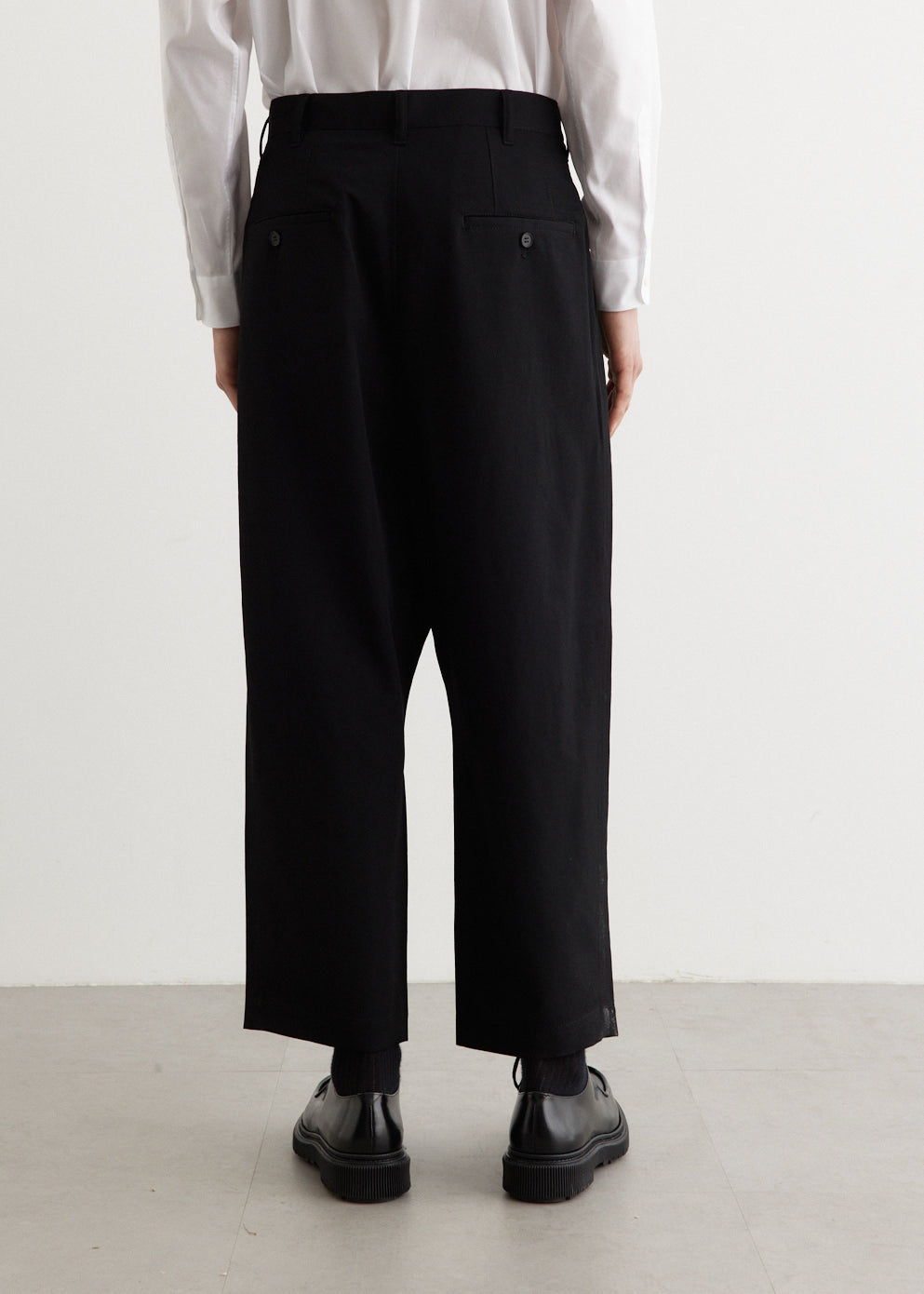 Wool Gabardine Trousers