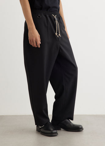 Wool High Density Poplin Pants