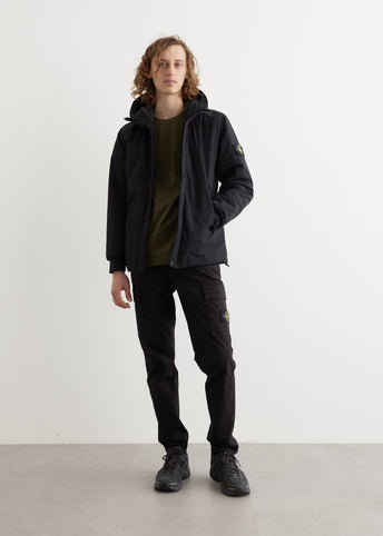 Micro Twill Hooded Primaloft Jacket