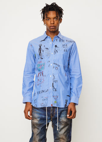 Jean-Michel Basquiat Stripe Shirt