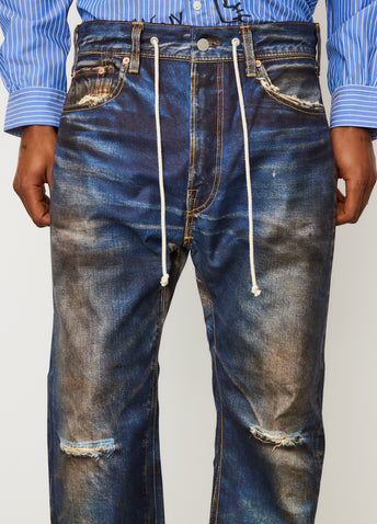 x Levi's Denim Print Pants