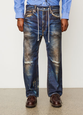 x Levi's Denim Print Pants