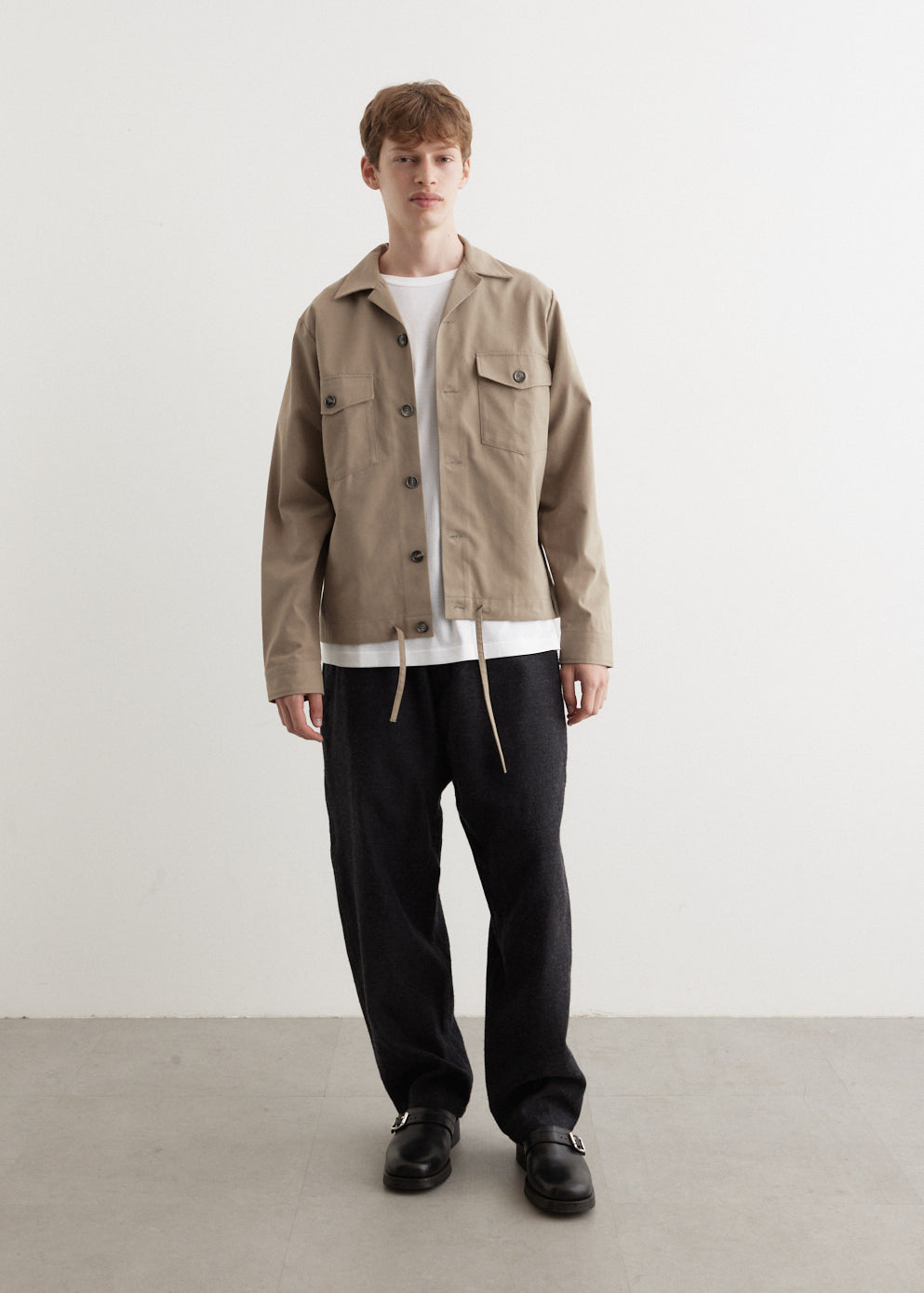 Overshirt With Drawstrings