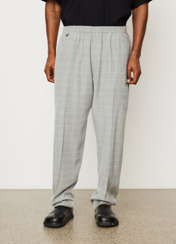Micro Grid Check Suit Pants - Grey | Charles Tyrwhitt