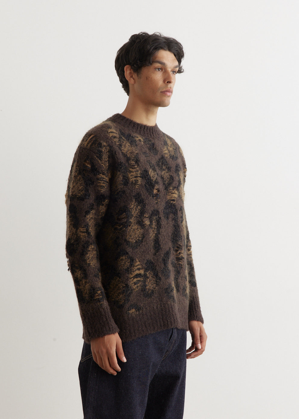 Interlock Jacquard Crewneck Knit