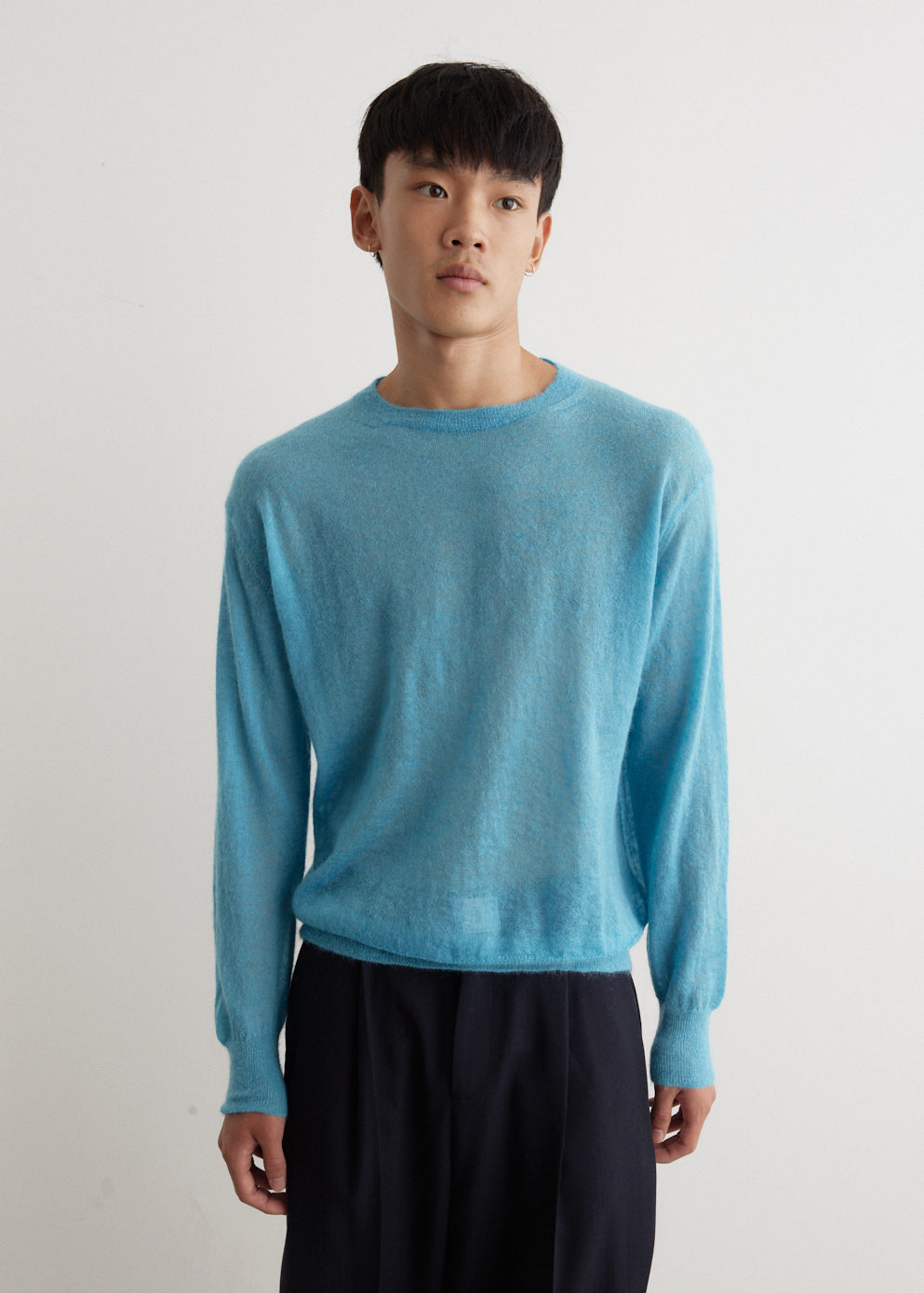 Kid Mohair Sheer Knit P/O