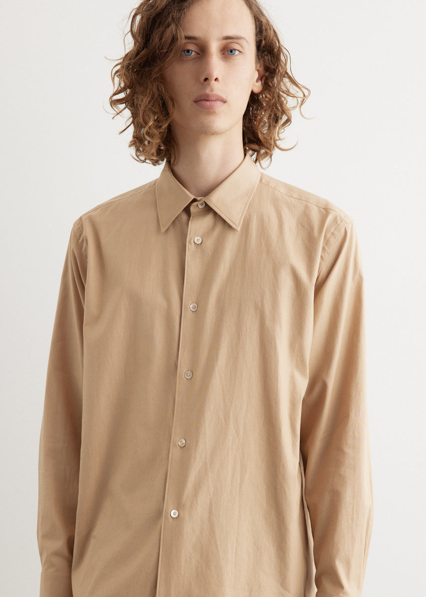 Washed-Finx Twill Shirt - Auralee