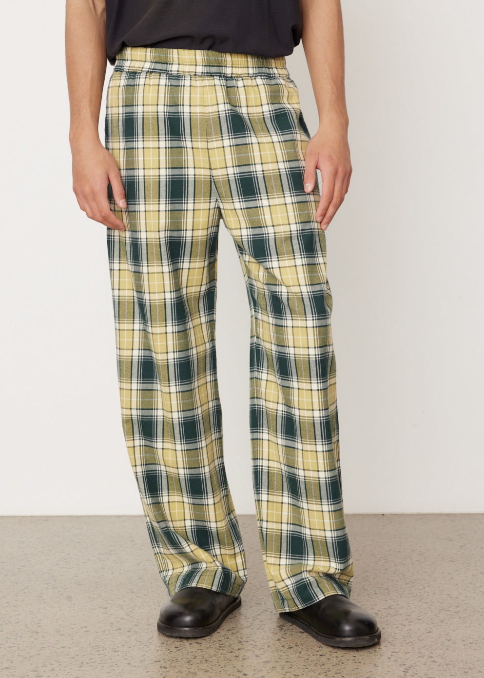 Preben Flannel Check Trousers