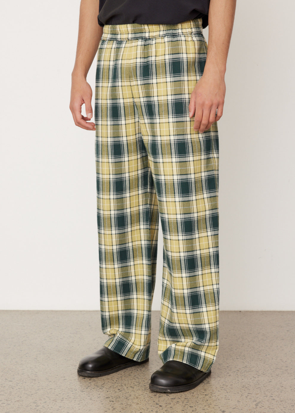 Preben Flannel Check Trousers