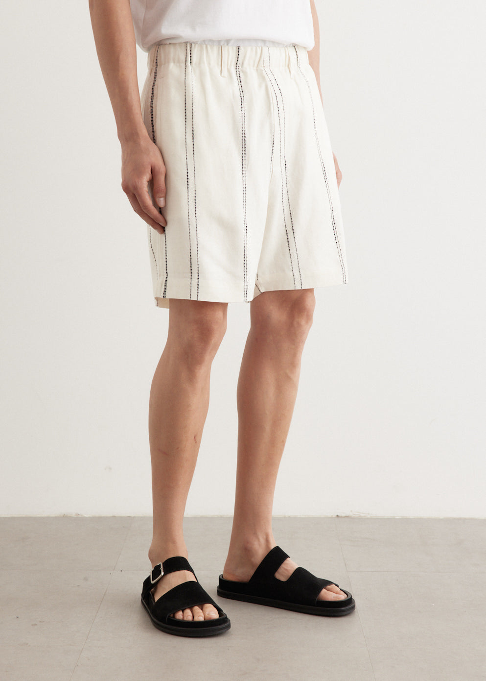 Woven Stripe Resort Shorts