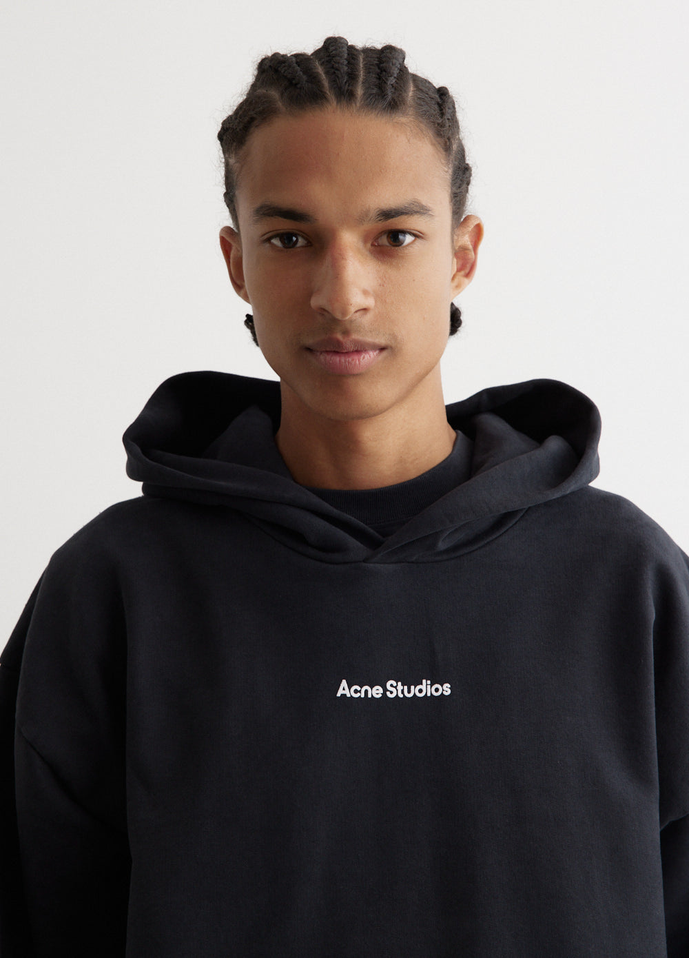 Acne black hoodie best sale