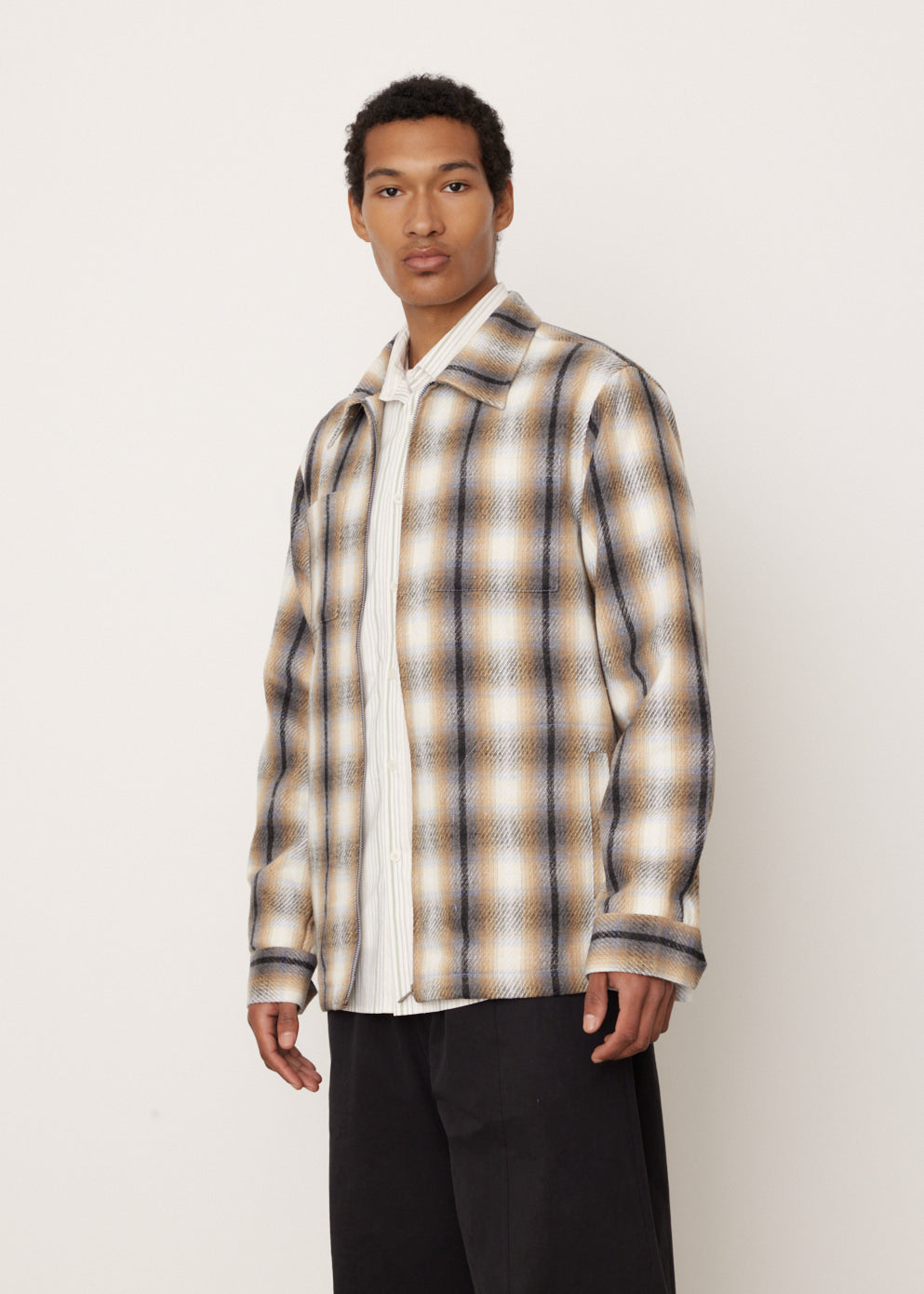 Trial Zip Front Overshirt