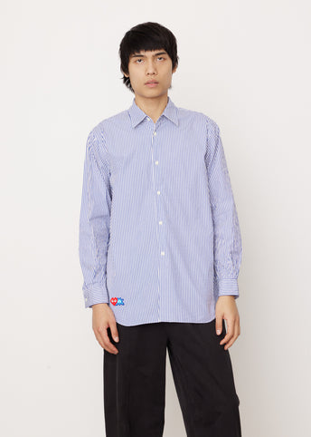 B026 Striped Invader Shirt