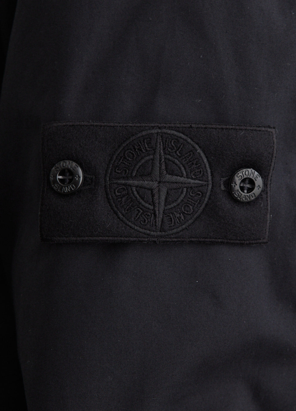 Stone island black store label