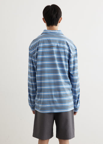 Oversized Stripe Jersey Shirt