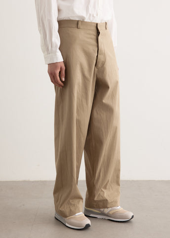 Chino Cloth Wide Pants