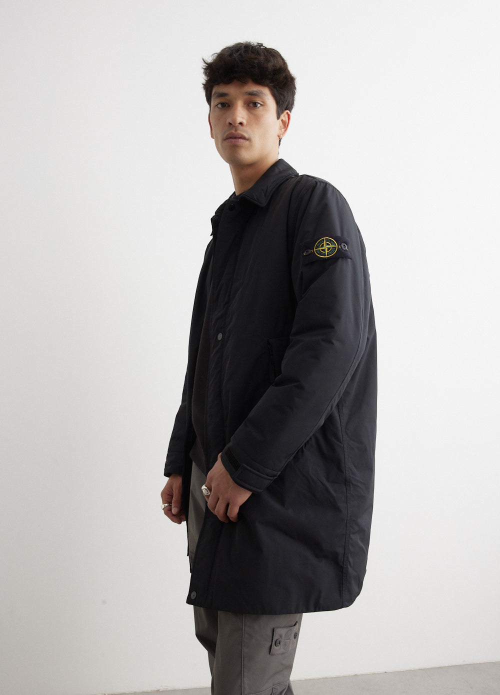 Micro Twill Down Coat