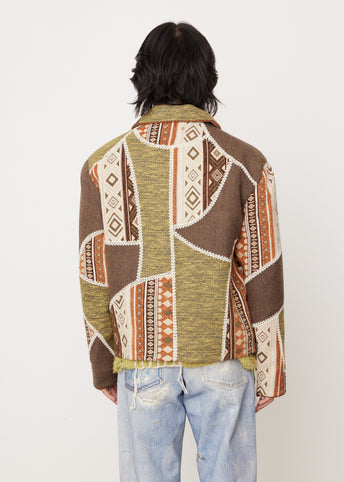 Jacquard Patchwork Jacket