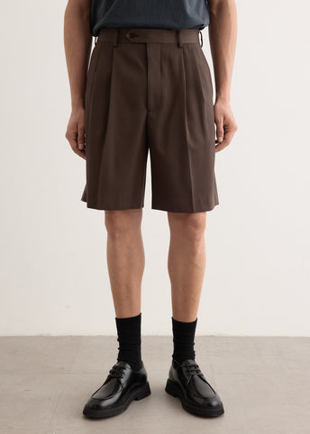 Light Wool Max Gabardine Shorts