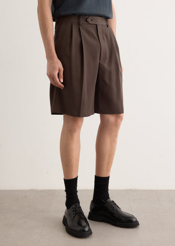 Light Wool Max Gabardine Shorts