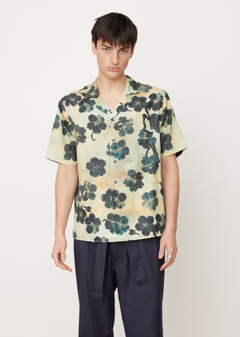 Camp Collar Silk Shirt