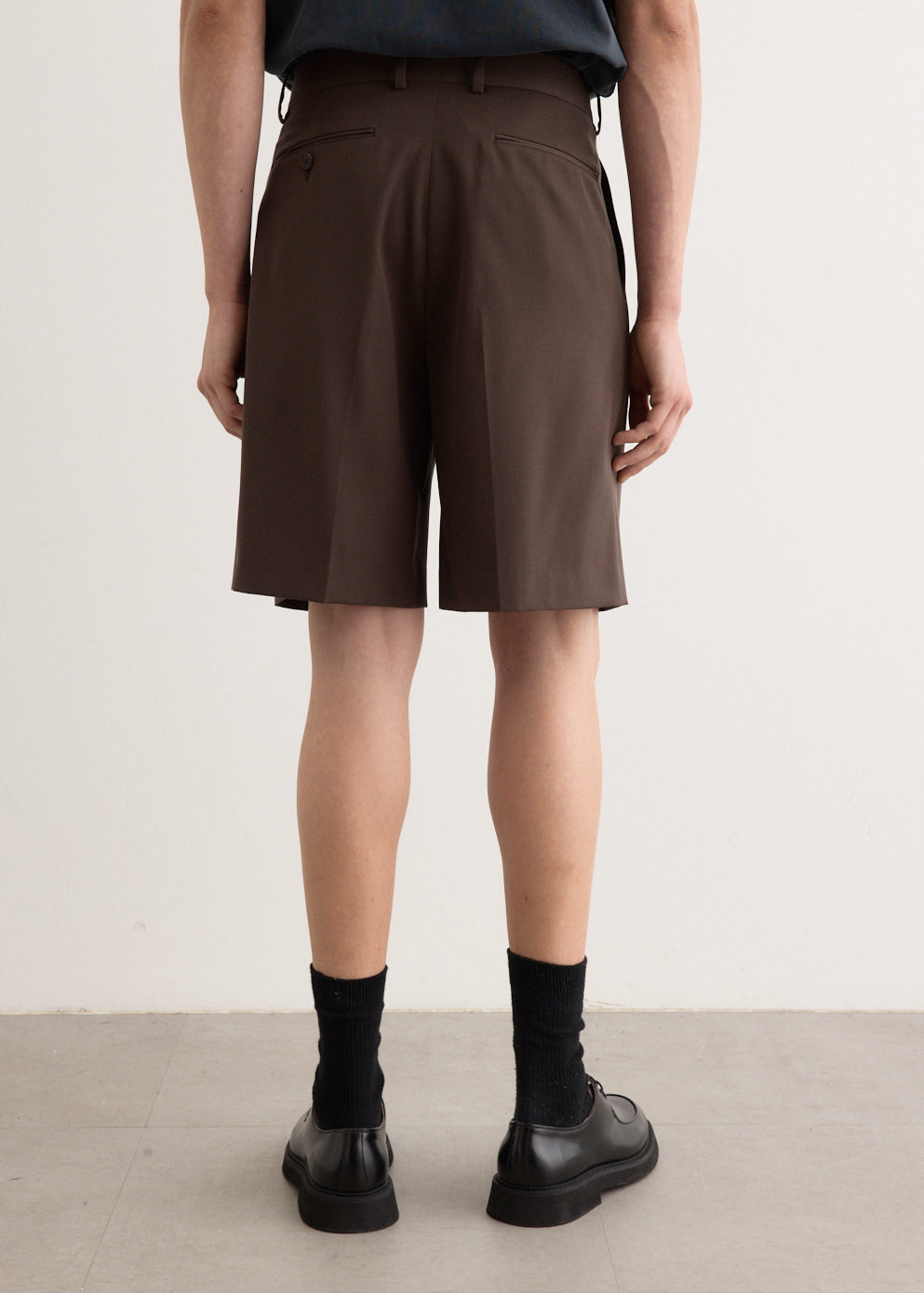 Light Wool Max Gabardine Shorts