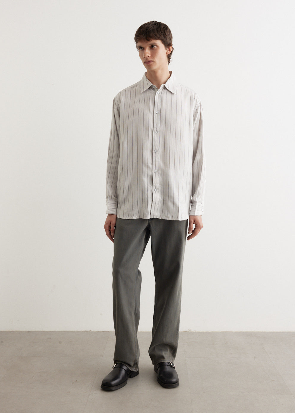 Matthew Stripe Long Sleeve Shirt