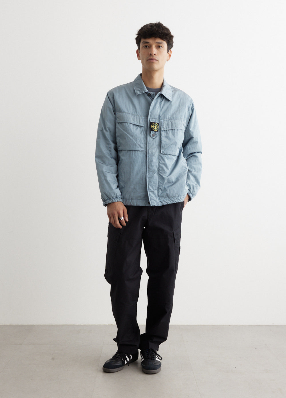 Garment Dyed Iridescent Cargo Blouson