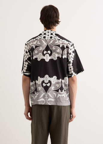 Paradise Floral Silk Camp Collar Shirt