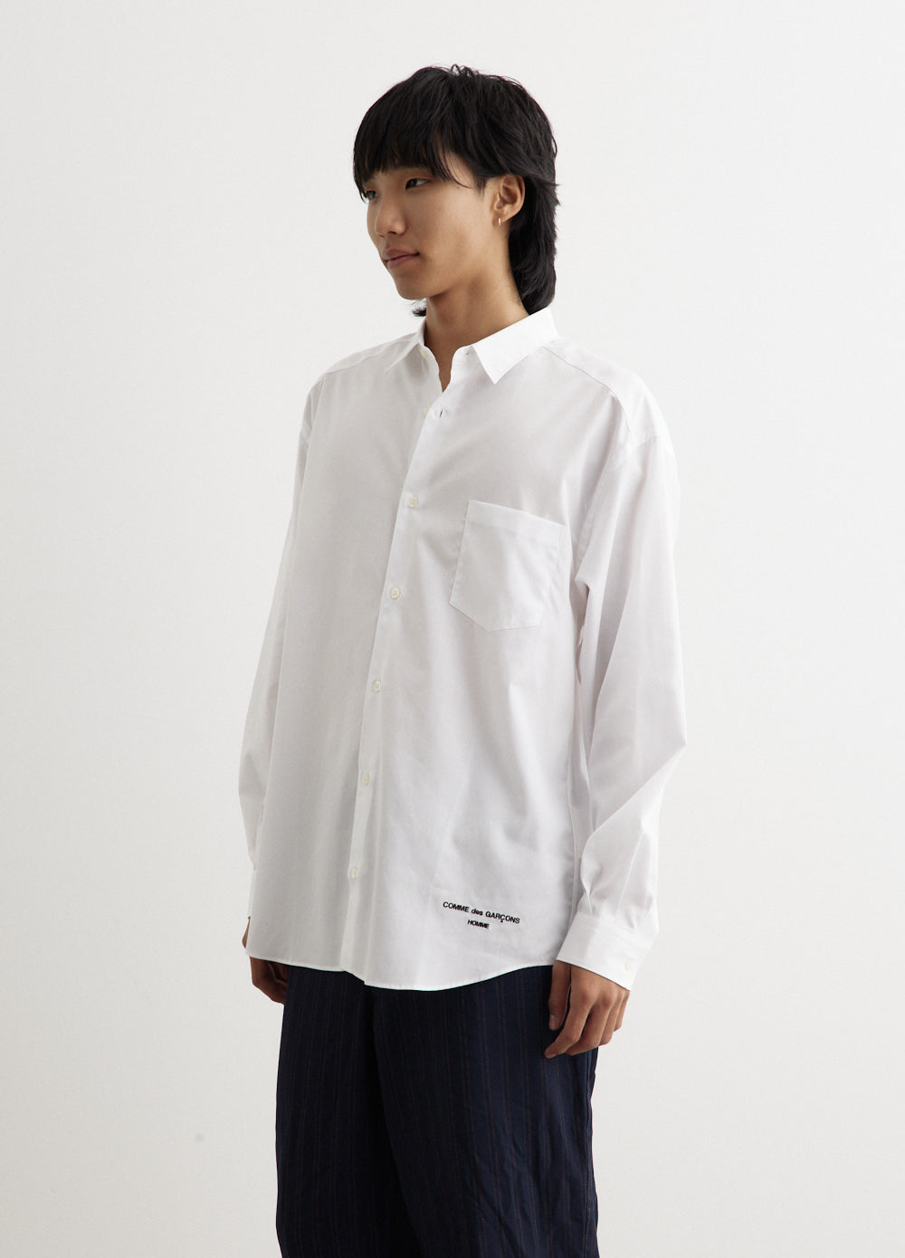 Poplin Logo Shirt