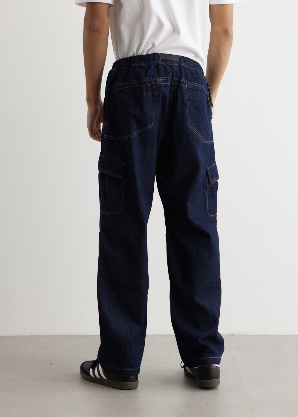 Denim Loose Cargo Pants