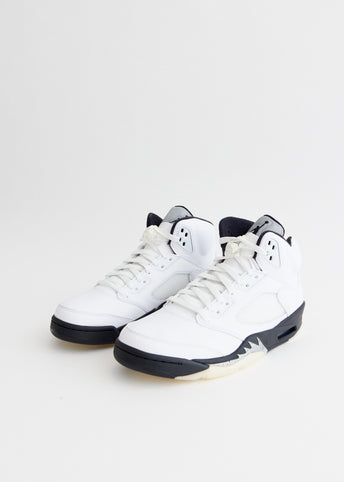 Air Jordan 5 Retro 'White Black' Sneakers