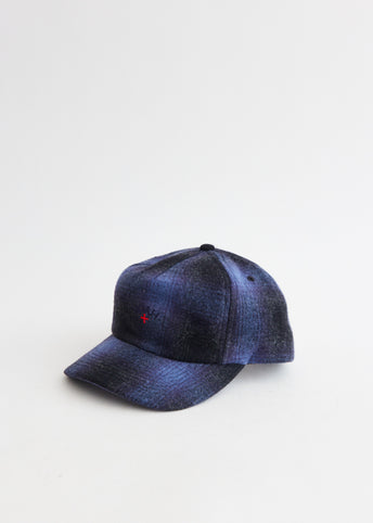 Shadow Plaid 5-Panel Cap