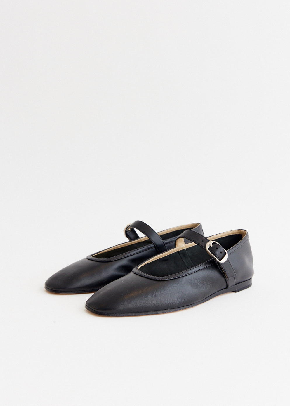 Ballet Mary Jane Leather Flats