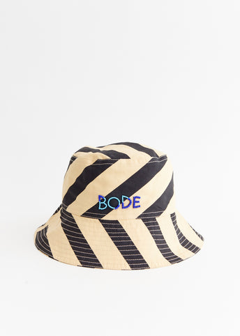 Domino Stripe Bucket Hat