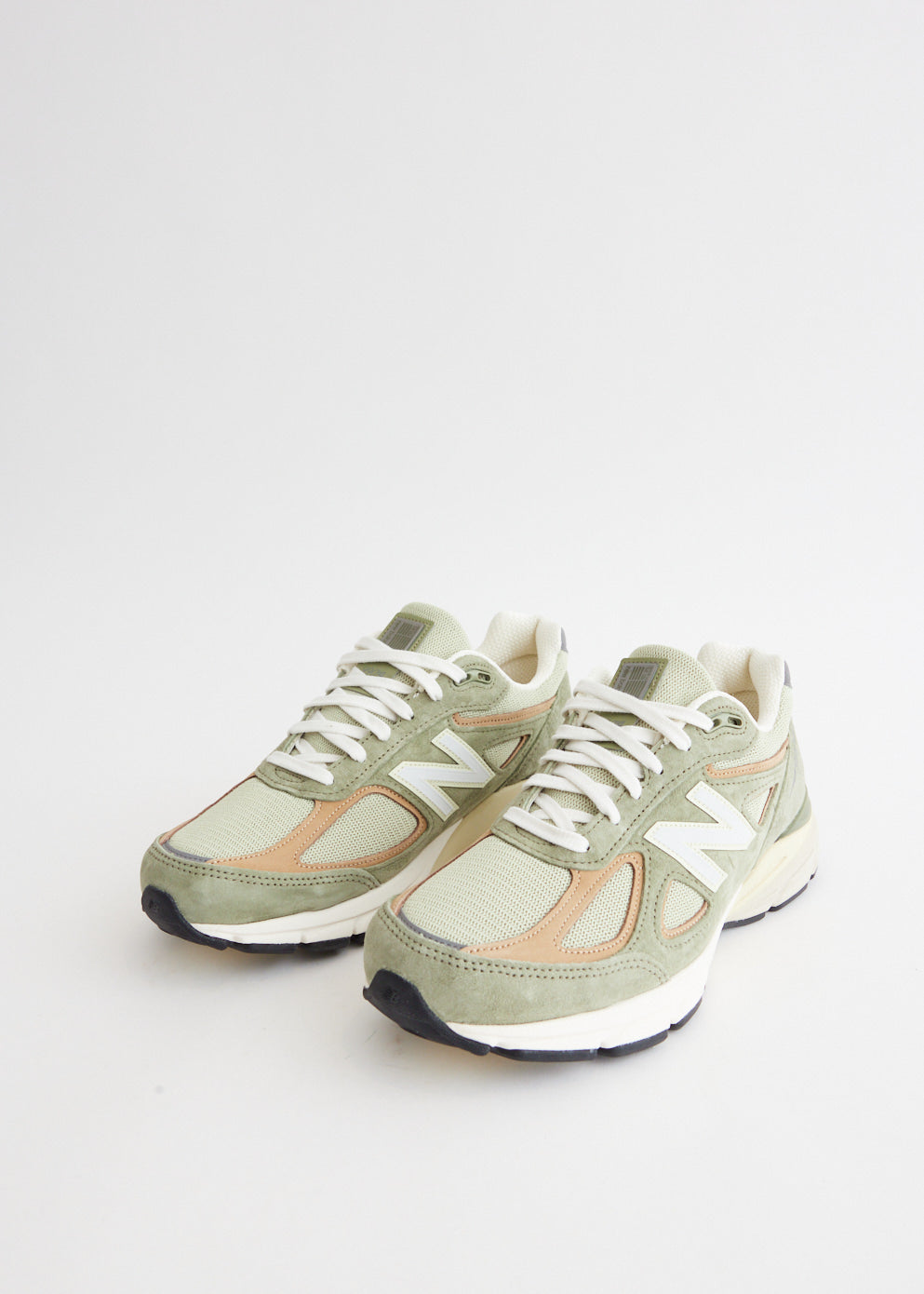MADE in USA 990v4 'Olive Incense' Sneakers