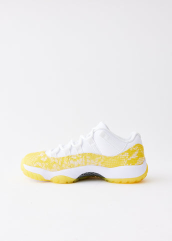 Women's Air Jordan 11 Retro 'Yellow Snakeskin' Sneakers