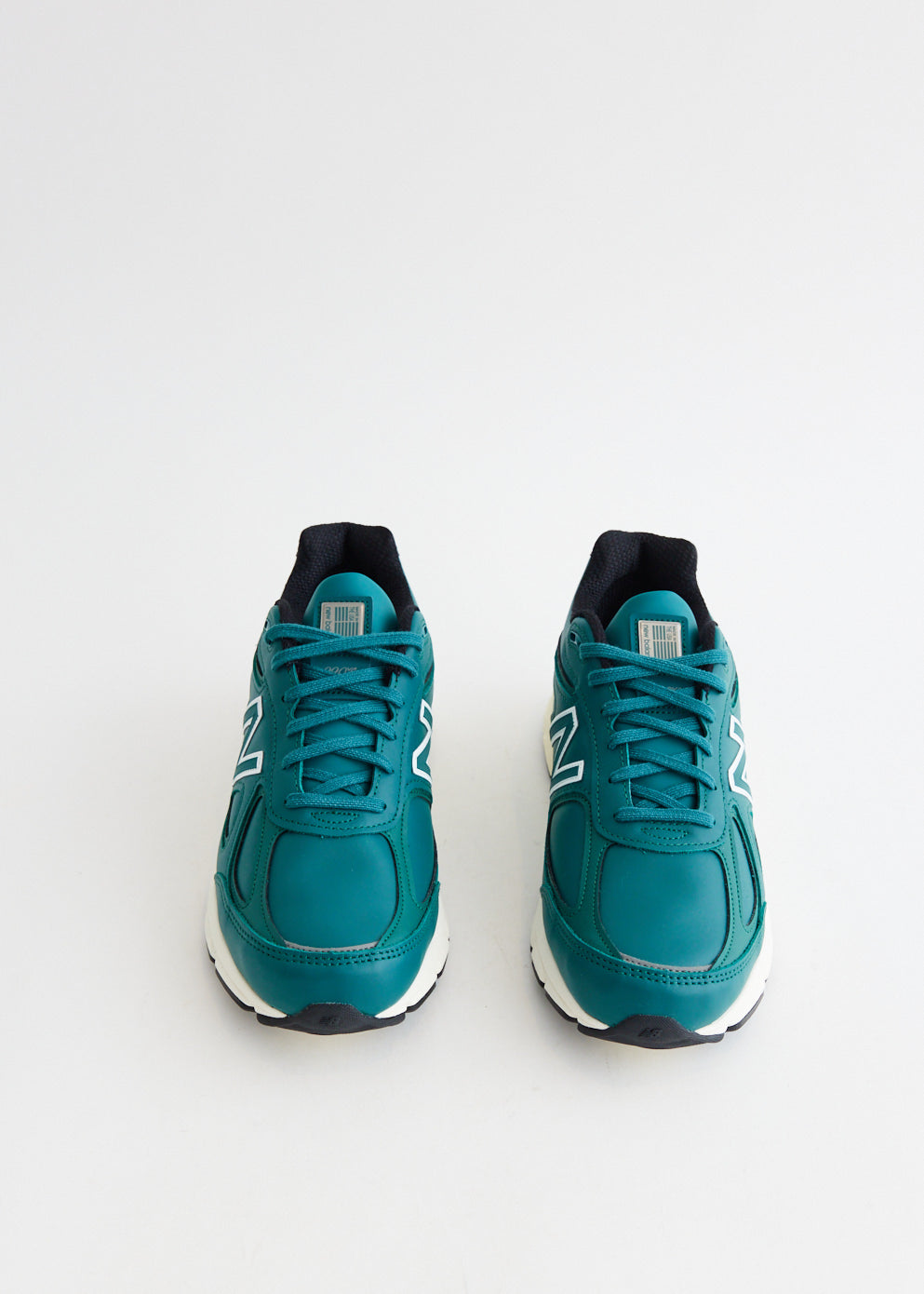 MADE in USA 990v4 Teal Sneakers