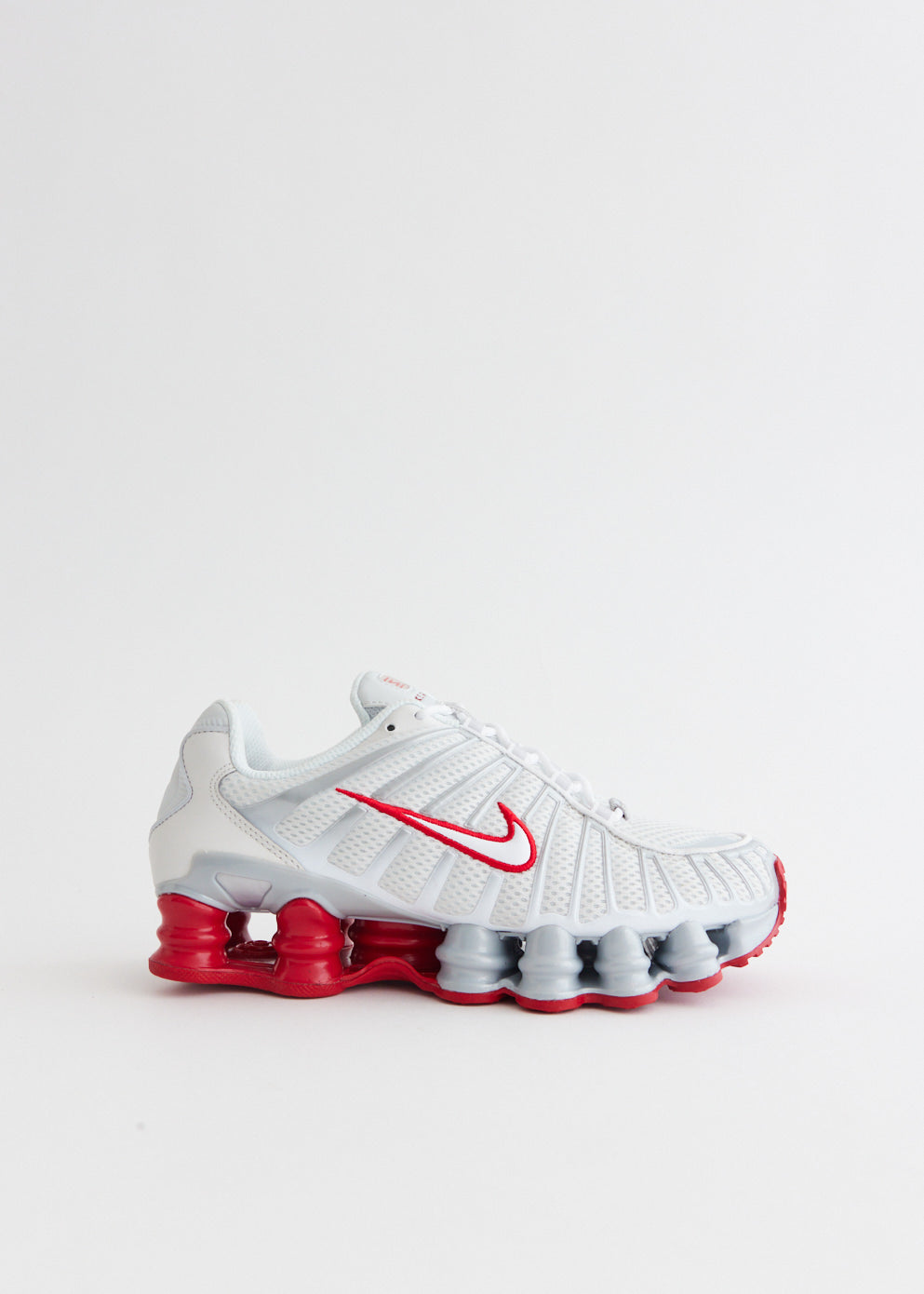 Women's Shox TL 'Platinum Tint Gym Red' Sneakers
